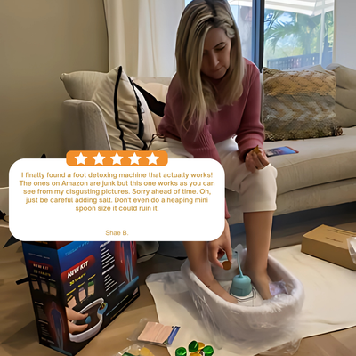OptimumDetox™ Ionic Foot Spa - Feel Detoxed And Cleansed At Home!