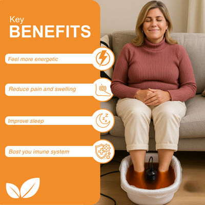 OptimumDetox™ Ionic Foot Spa - Feel Detoxed And Cleansed At Home!